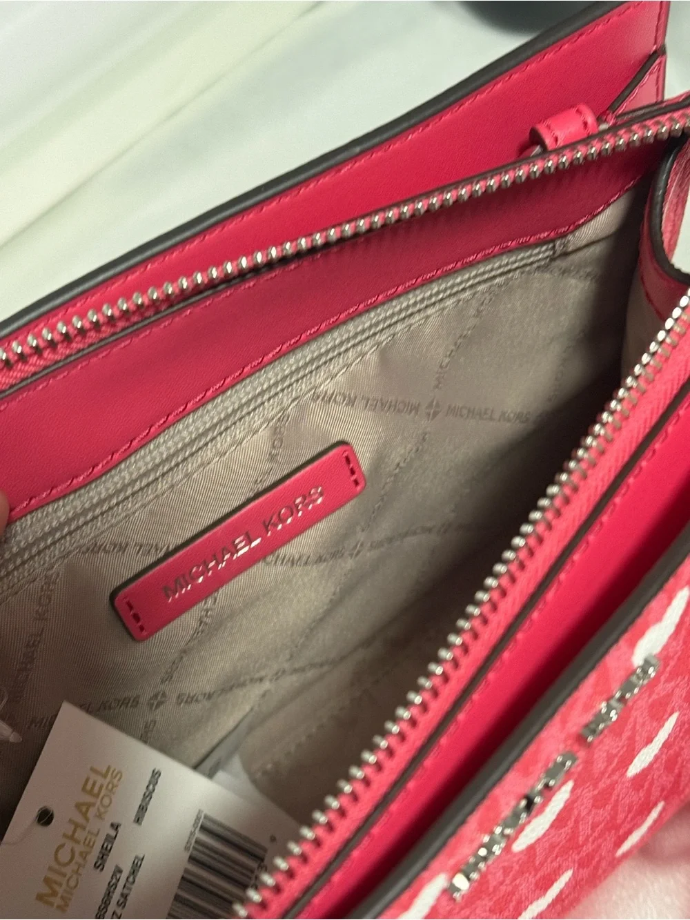 MICHAEL KORS Sheila Small Embellished Signature Logo Satchel